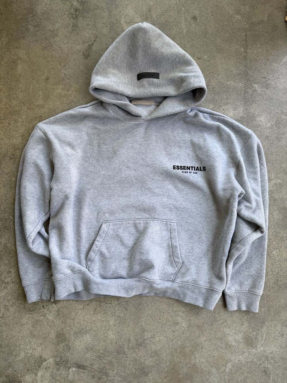 Fear of God Essentials Hoodie Grey Size S